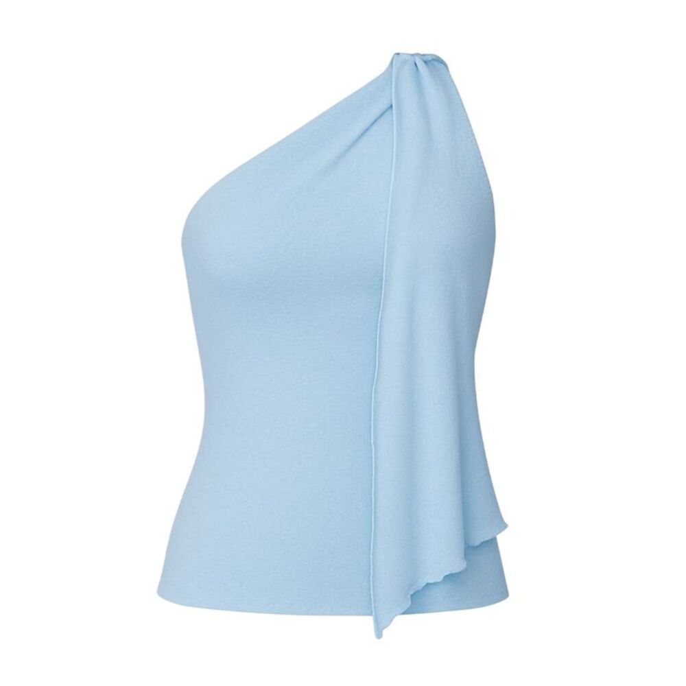 I Saw It First Womens/Ladies Draped One  Top / Blue